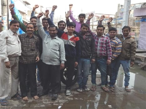 People on the raging water logging , performance